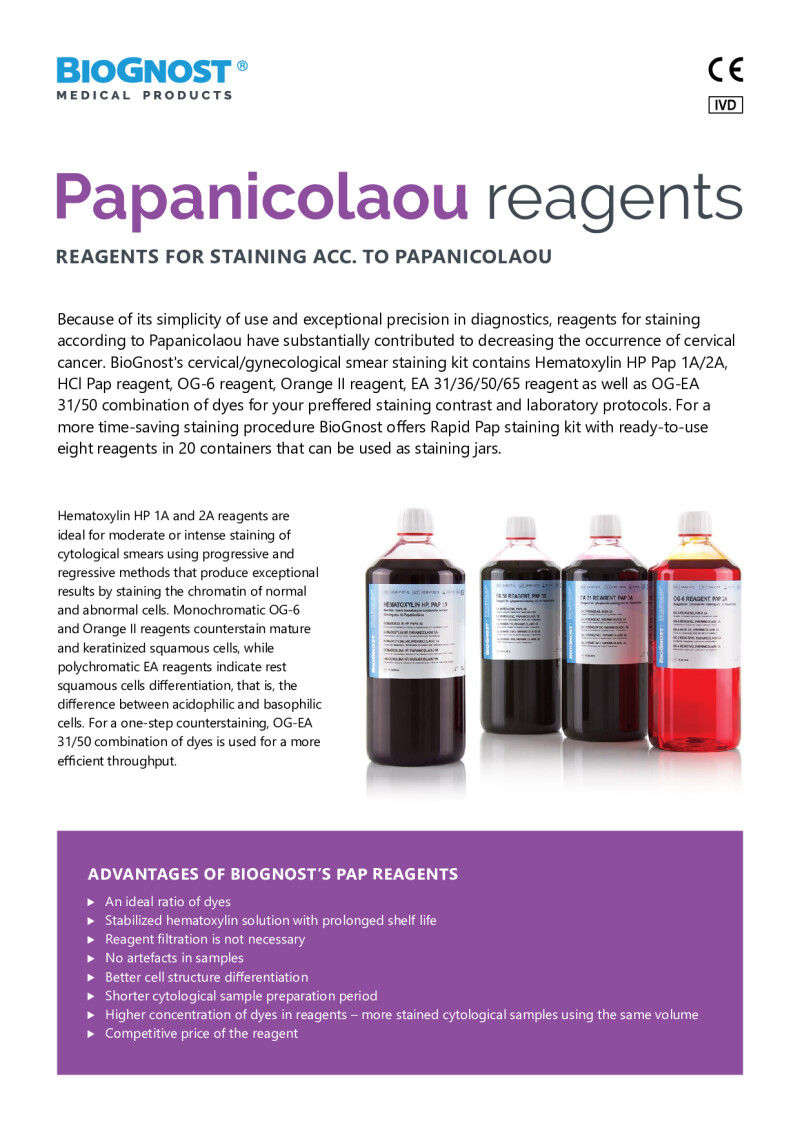 Biognost Papanicolaou Reagents